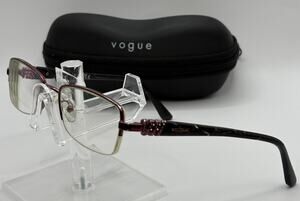 Vogue VO3813-B Eyeglasses Red Black 51-17 w/ Case